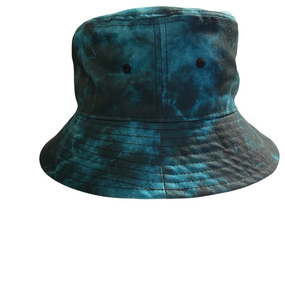 Men’s Neff Teal & Black Tie-Dye Bucket Hat – One Size, NWOT - Picture 4 of 4